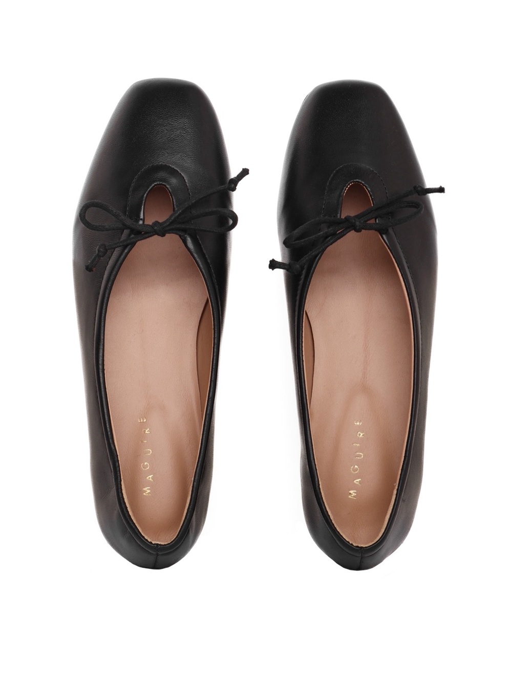 Maguire Prato Ballet Flats with decorative bow - Picture 1 of 8